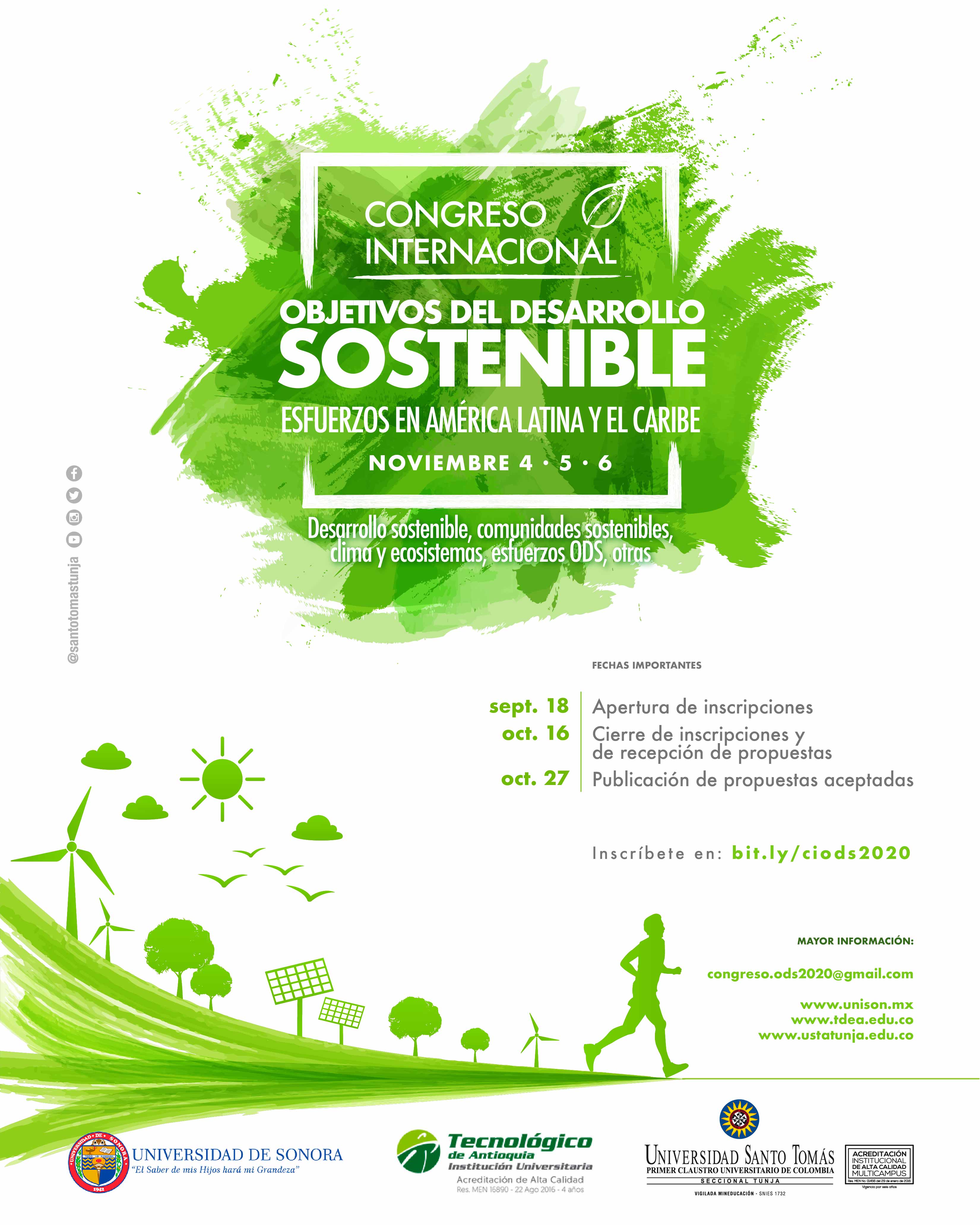 Congreso Internacional Objetivos del Desarrollo Sostenible Esfuerzos en America Latina y el Caribe GENERAL