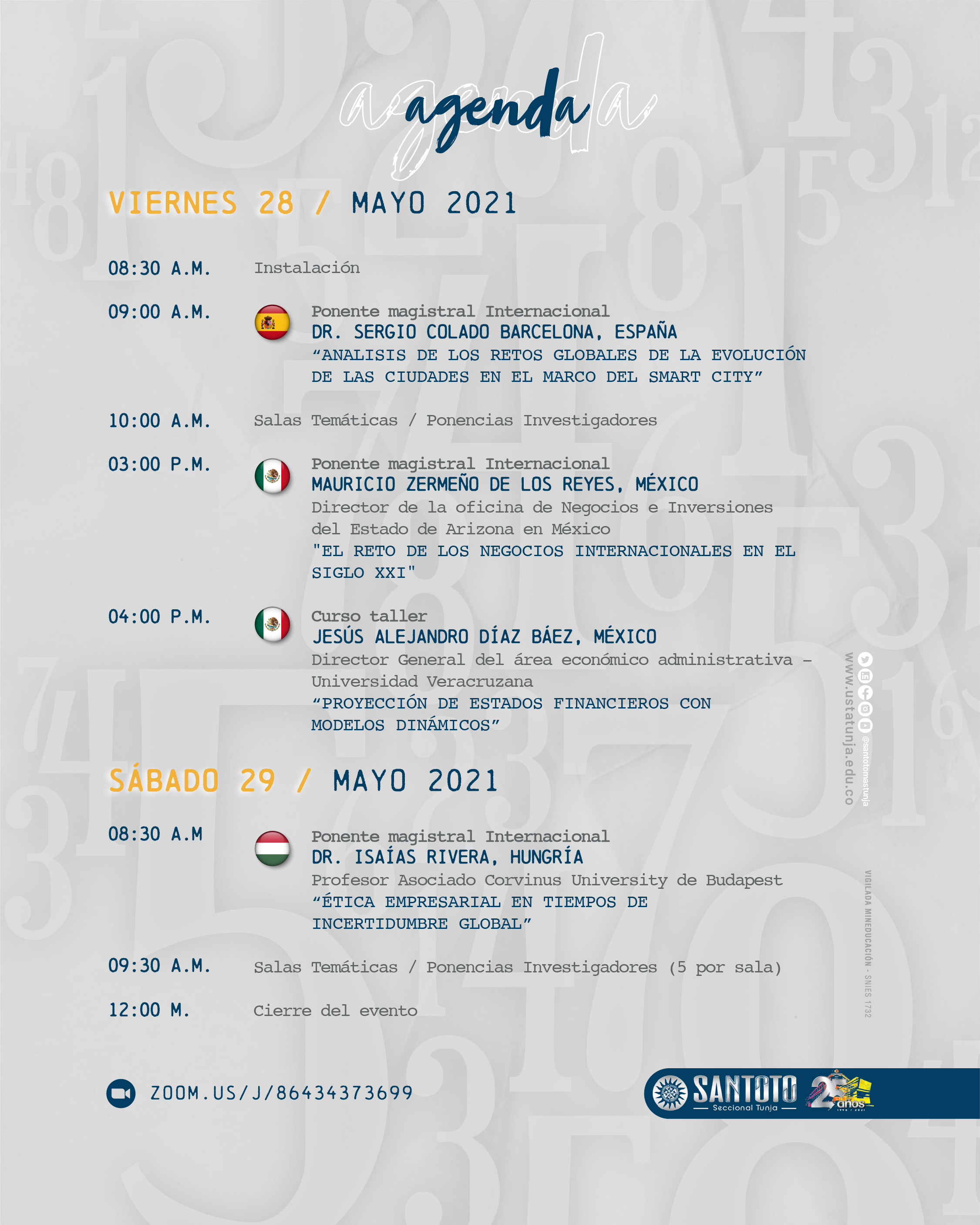 1er CongIntCEAC Post AGENDA mayo