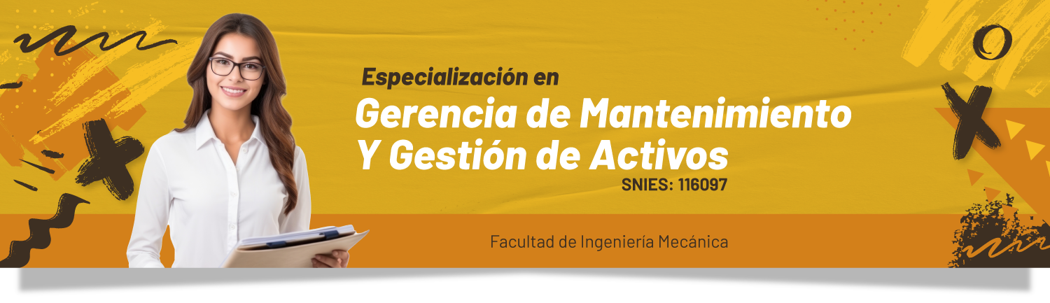 especializacion en gerencia de mantenimiento y gestion
