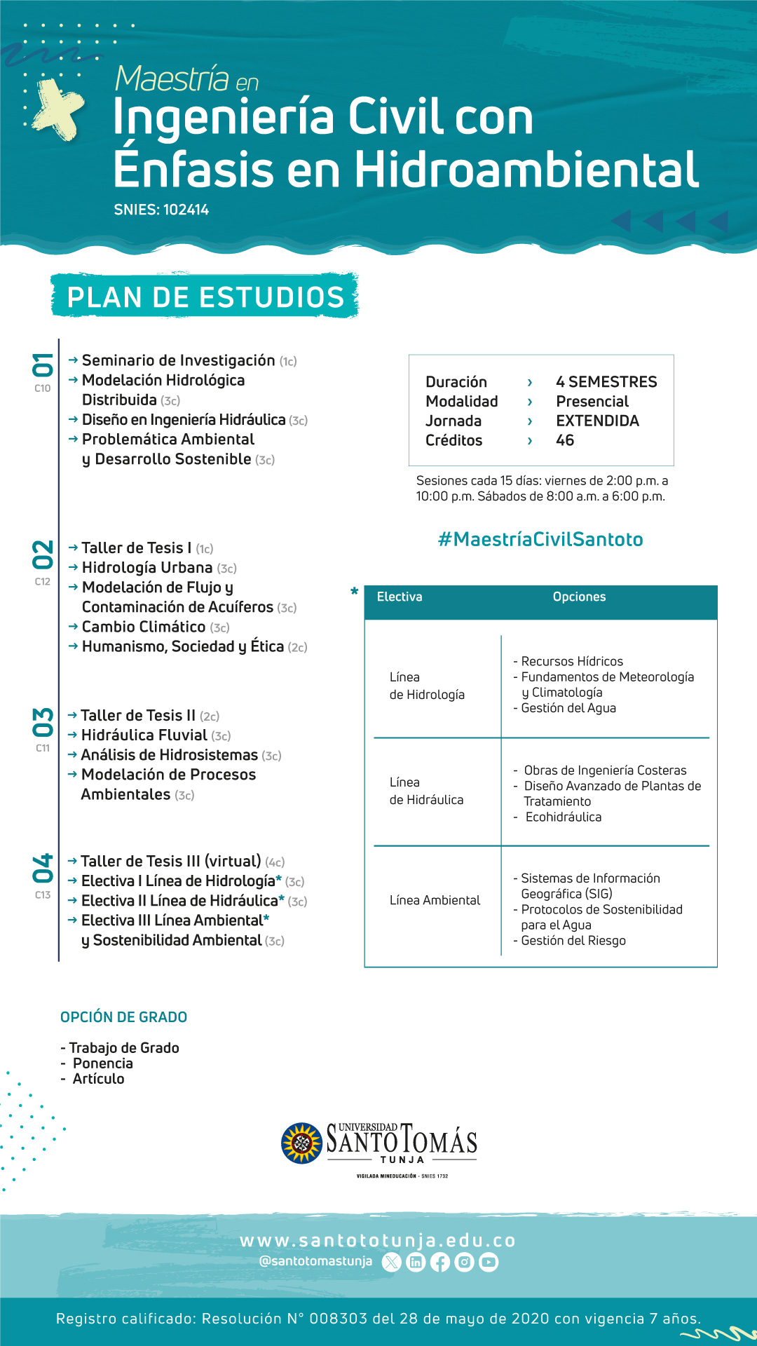 Plan de Estudios Enfasis Hidroambiental Santoto Tunja junio
