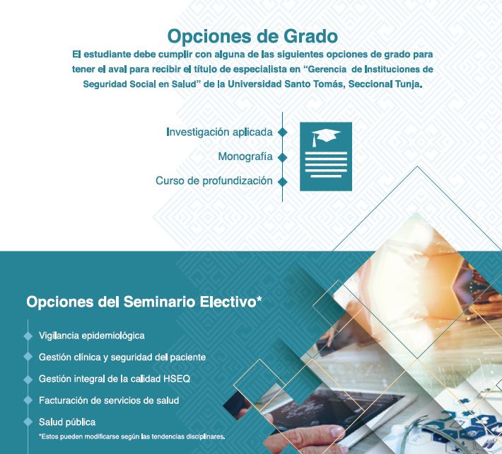 Opcion de grado gerencia de instituciones