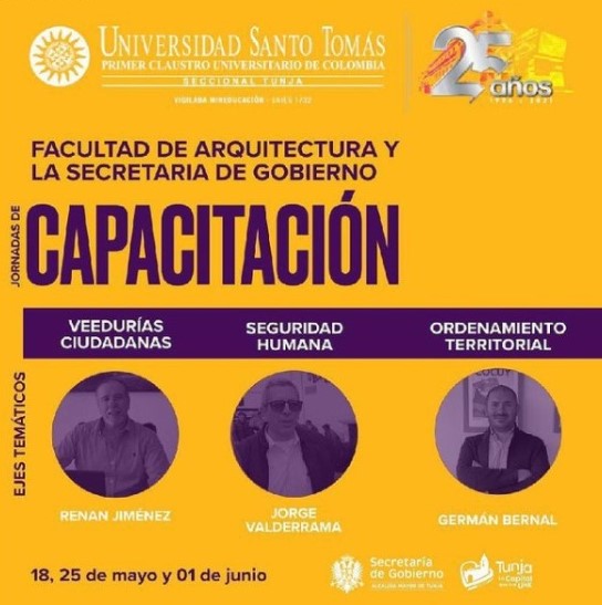 Capacitacion facultad de arquitectura y secretaria de gobierno 18-25 may y 1 julio