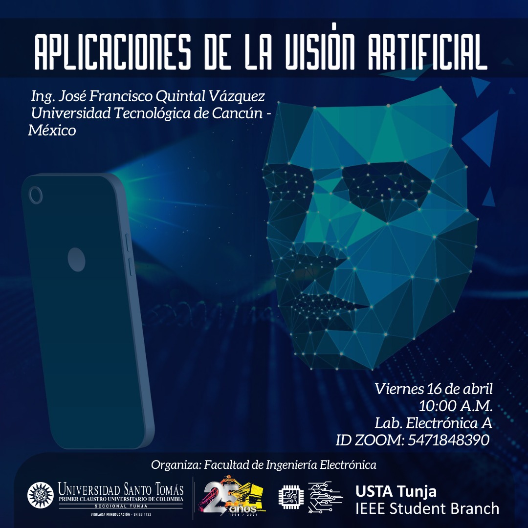 Conferencia Aplicaciones de la Vision Artificial 16 Abril 2021