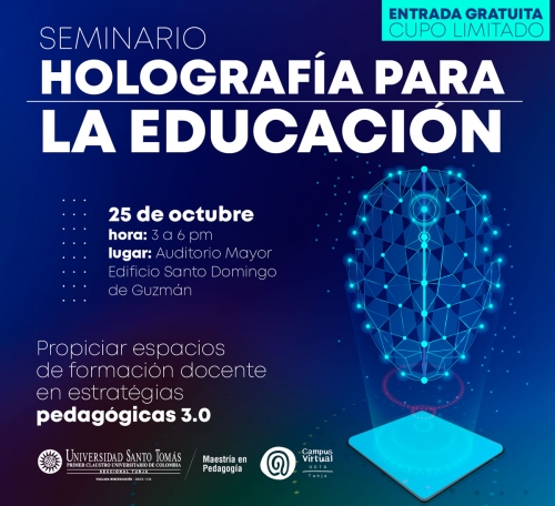 Seminario holografía para la educación