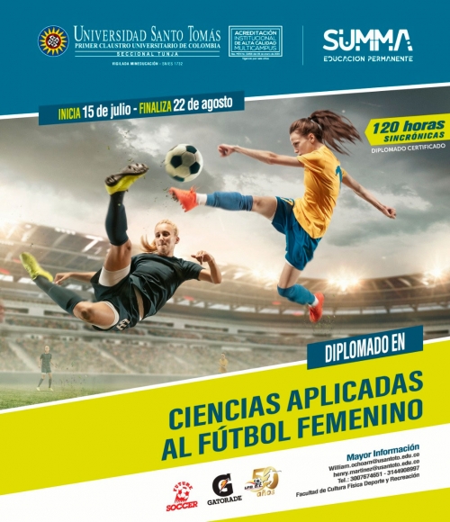 No te pierdas el diplomado en ‘Ciencias aplicadas al fútbol femenino’