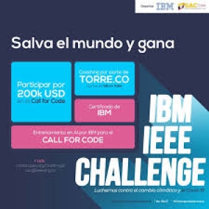 Tomasinos participan en el IBM IEE Challenge “Luchemos contra el cambio climático y el COVID19”.