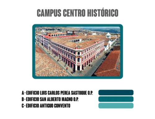 Conozca la distribución de los edificios de la USTA Tunja