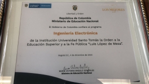 Facultad de Ingeniería Electrónica recibe reconocimiento