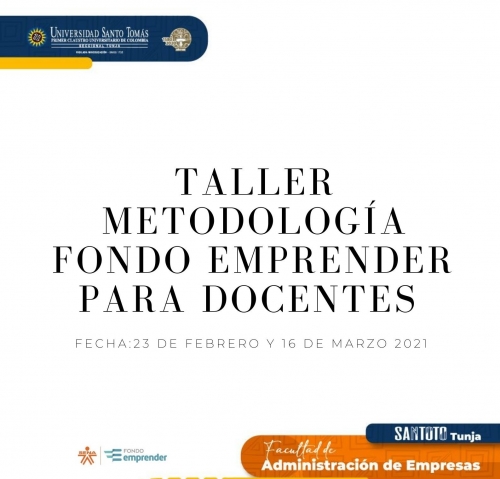 Taller Metodología Fondo Emprender para Docentes