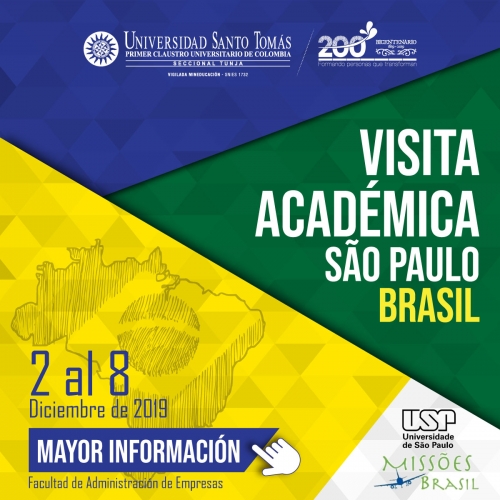 Te invitamos a hacer parte de la Misión Académica a Brasil