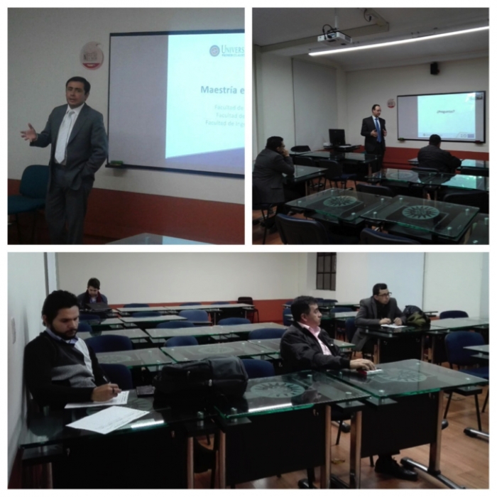 Socialización de los Procesos de Admisión, Planes Curriculares y Horarios de Clase de la Maestría en Ingeniería