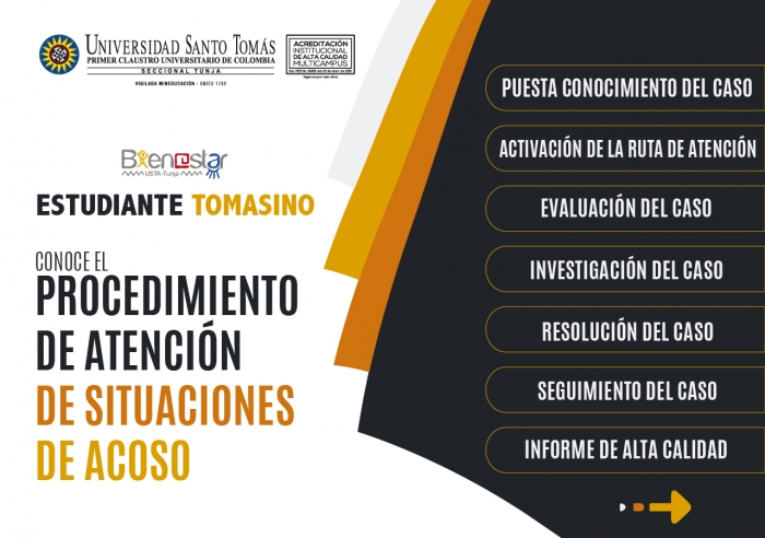 Protocolo de Prevención, detección y atención de situaciones de acoso en todas las Sedes y Seccionales de la USTA