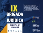 Novena brigada jurídica en Moniquirá