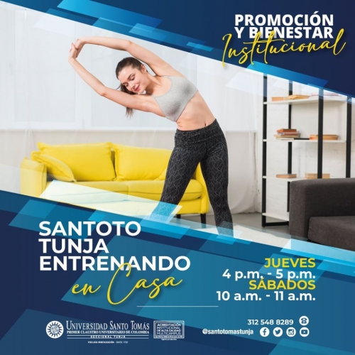 Santoto entrenando en casa