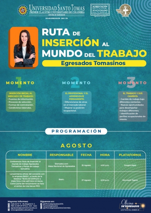 Ruta de inserción al mundo del trabajo.