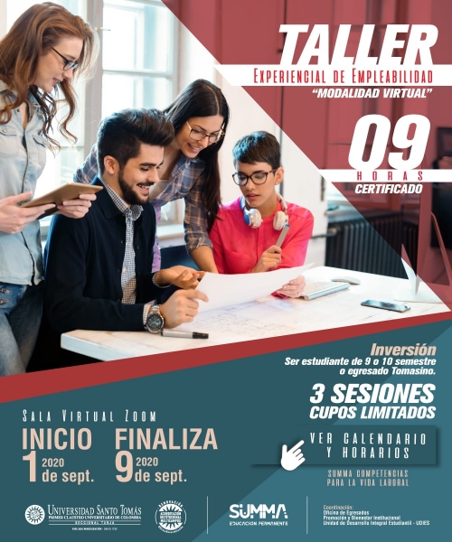 Taller experiencial de empleabilidad modalidad virtual