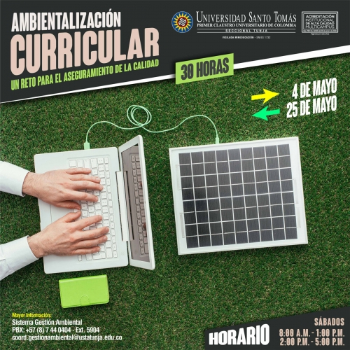 La USTA Tunja adelanta curso de ambientalización curricular