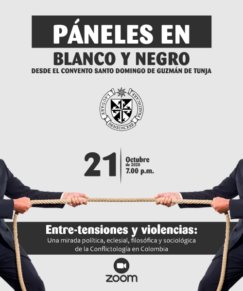 Paneles Blanco y Negro desde el Convento Santo Domingo de Guzmán de Tunja.