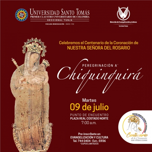 Tomasinos en el Centenario de Coronación de la Virgen del Rosario de Chiquinquirá