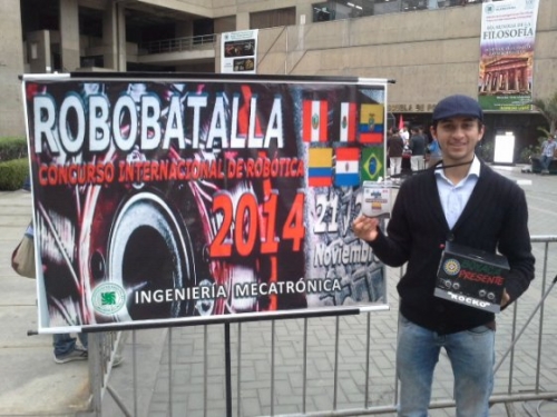 Participación Concurso "Robobatalla" 21 Y 22 De Noviembre del 2014 - Perú