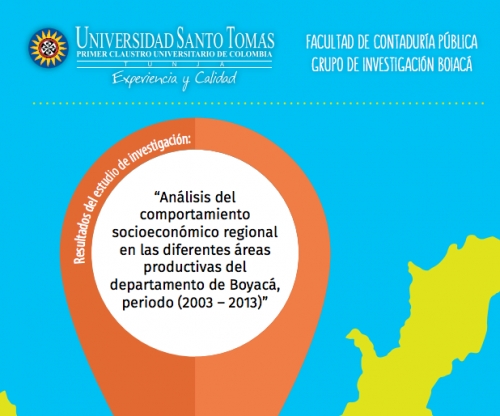 Análisis del comportamiento socioeconómico regional en las diferentes áreas productivas del departamento de Boyacá