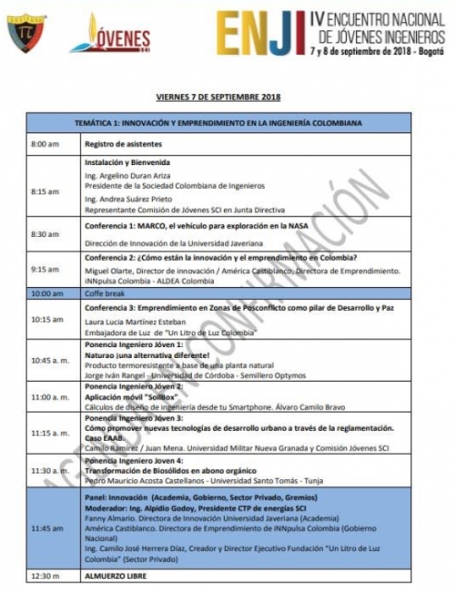 IV Encuentro Nacional De Jóvenes Ingenieros