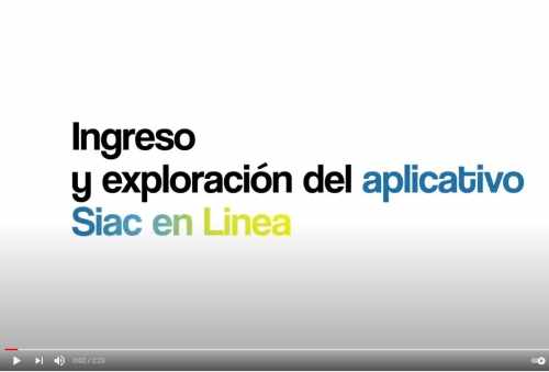 ¿Cómo utilizar el SIAC en línea?