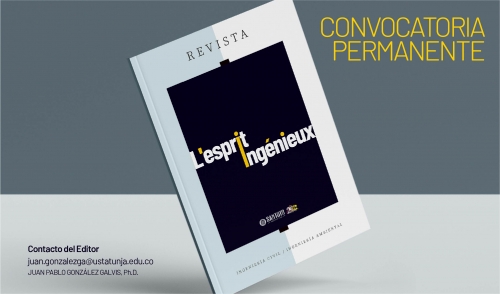 Convocatoria Revista L&#039;esprit Ingenieux