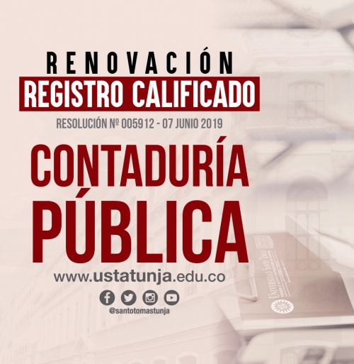 Contaduría Pública renueva su Registro Calificado