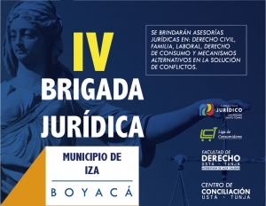 Cuarta brigada jurídica interdisciplinar en el municipio de Iza (Boyacá)