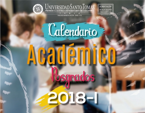 Calendario Académico Posgrados 2018 - 1