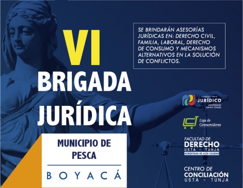 Sexta brigada jurídica interdisciplinar en el municipio de Pesca (Boyacá)