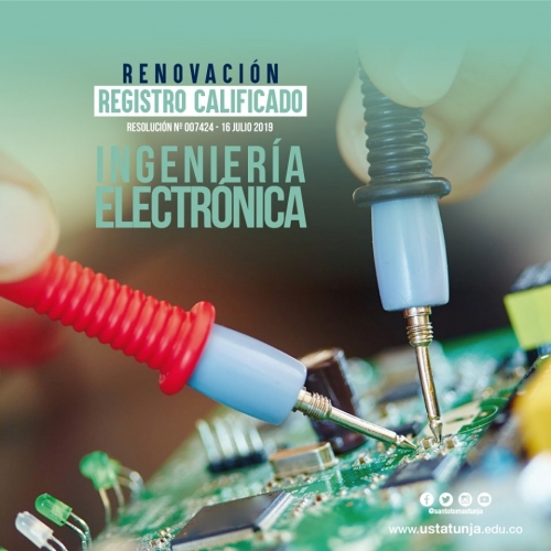 Ingeniería Electrónica renueva y modifica su Registro Calificado