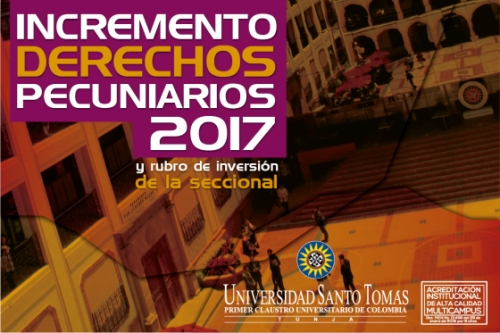 Derechos pecuniarios 2017 USTA Colombia