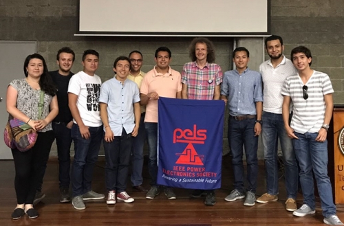 Estudiantes de Ingeniería Electrónica compartieron con experto en Electrónica de Potencia