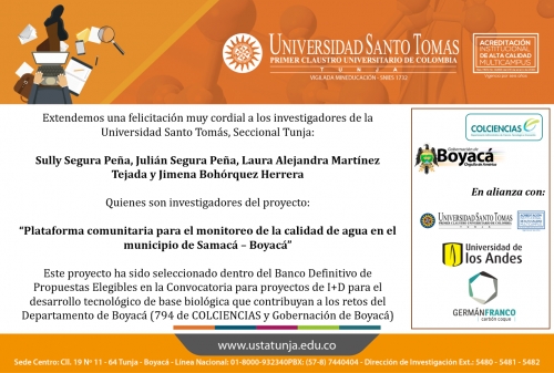 Nuestras investigadoras, orgullo tomasino en el departamento y la región